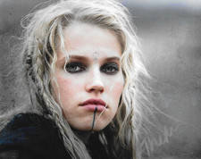 * THEA SOFIE LOCH NAESS * signed 8x10 photo * THE LAST KINGDOM * COA *