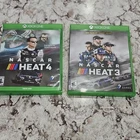 NASCAR Heat 3 & NASCAR Heat 4 Racing Xbox One Lot E-Everyone Rated