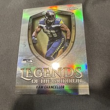 2025 Topps Chrome Football NFL Kam Chancellor Legends of The Gridiron Refractor