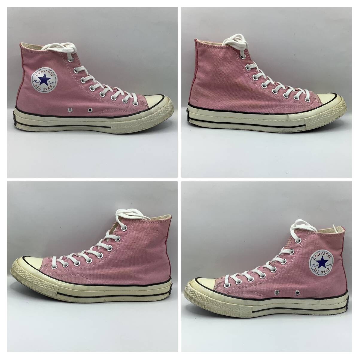 Rare Old Patch Converse Chuck Taylor CT70 High Cut Chateau Rose Pink 28cm US9.5 image 4
