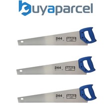 X 3 Bahco 244 Hardpoint 22" Hand Saw Medium Cut 500mm BAH24422 244-22-U7/8HP
