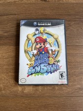 Nintendo Super Mario Sunshine GameCube Black Label No Manual W/ Inserts Tested!
