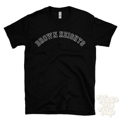 BROWN HEIGHTS T-SHIRT RETRO VARSITY STYLE louisiana east baton rouge