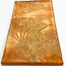 6742 Japanese Vintage Fukuro Obi Belt Kimono Fabric Silk Traditional