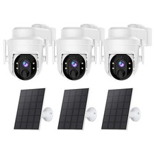 Solar Battery Powered Camera 360 Wireless Pan...