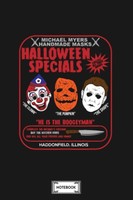 "Notizbuch 6X9\" Halloween-Maske G96488, 120 Seiten, Liniertes Tagebuch, Journal"