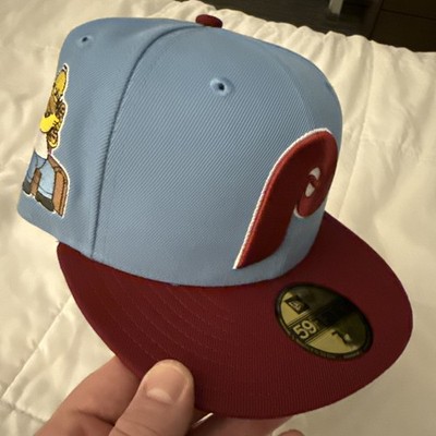 New Era x The Simpsons Phillies Homer Sandwich 7 1/4 LidsHD NWT IN HAND
