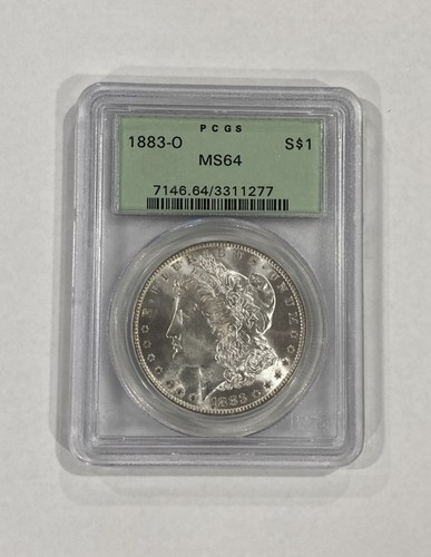 1883 O Morgan Silver Dollar PCGS MS64 OGH