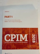 APISC CPIM 2018 Learning System 6- Part 1 Basics Of Supply Chain management