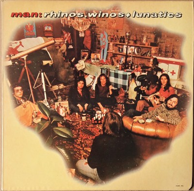 Man - Rhinos, Winos, And Lunatics (LP, Album, Gat)