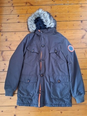 Superdry Winterjacke Parka Gr. M Olivegrün Everest