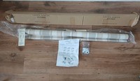 Laura Ashley Lined Straight Edge Roller Blind Natural 8163/111 - Made In 2016 