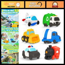 6 PCS Floating Bath Toys for Infants - Mold Free, No Hole, Fun Water Toys for To