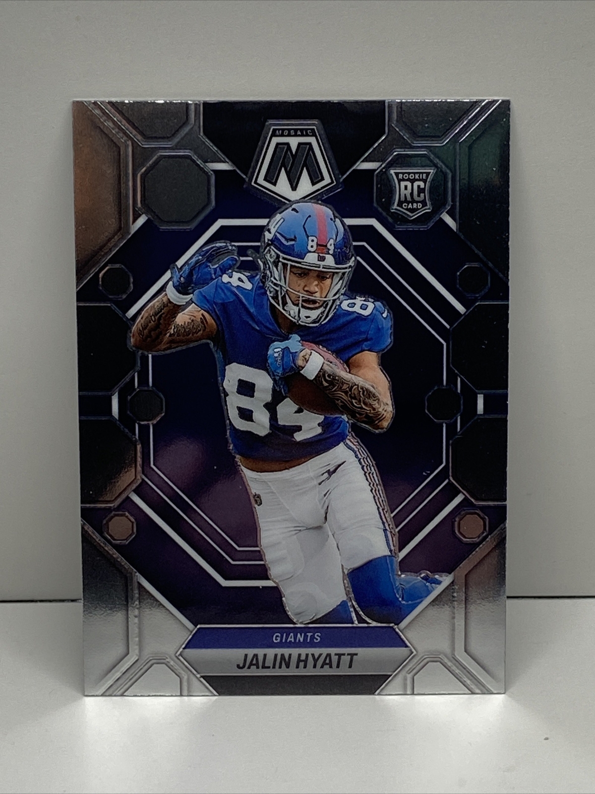 Jalin Hyatt 2023 Panini Mosaic Rookie #329 Silver Prizm NY Giants RC