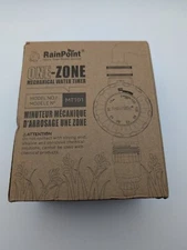 RAINPOINT Mechanical Sprinkler Timer W/ Brass Swivel Water For Garden Hose MT101