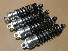4 BIG BORE ALUMINUM SHOCKS for Traxxas Jato 2.5/3.3 Silver  !!