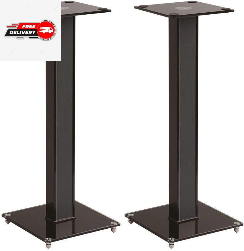 Elements Speaker Stand 28 Inch Pair, Cable Management, Strong