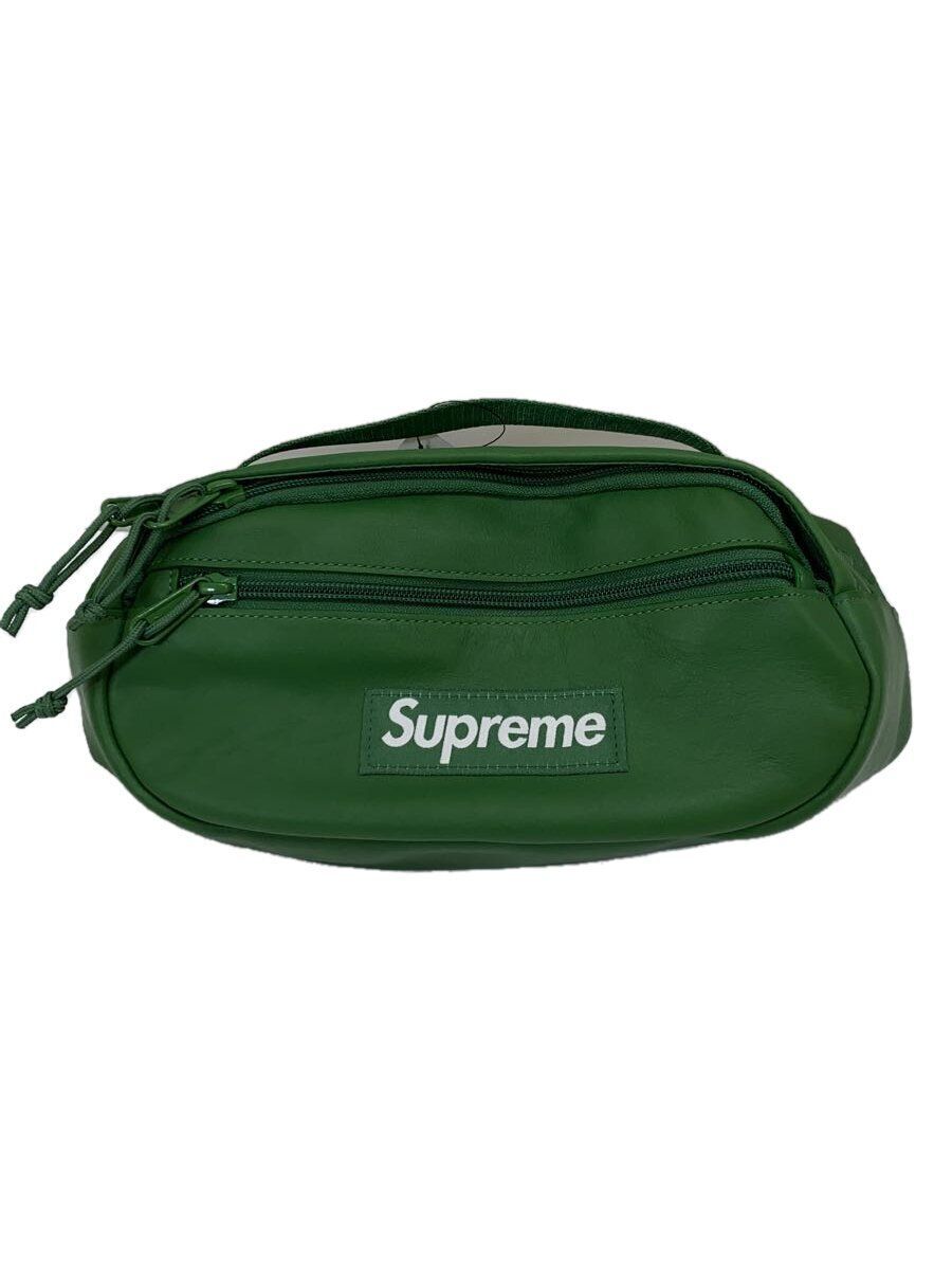 バッグ Supreme Leather Waist Bag Green (24FW) Supreme Leather Waist Bag Green 24FW