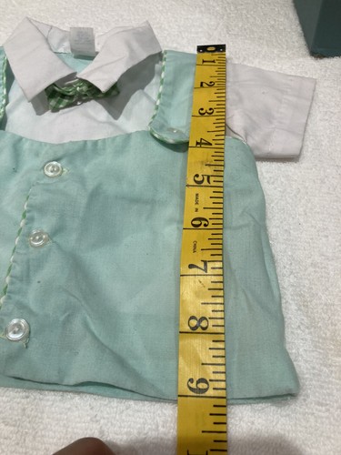 Vintage Plastic Pants Light Green Newborn Suit Buttons  Brand New! - Picture 10 of 12