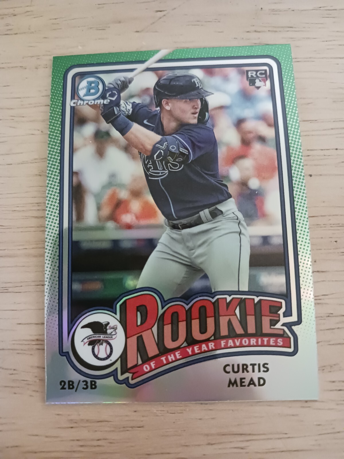2024 Bowman Chrome Curtis Mead Rookie of the Year Favorites #ROY-10 Rays