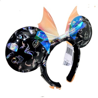 Hairband Minnie Ears Clear Bow Disney's Headband Nightmare Before Christmas