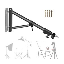 Wall Mounting Triangle Boom Arm for Ring Light, Support 180  Flexible Rotat