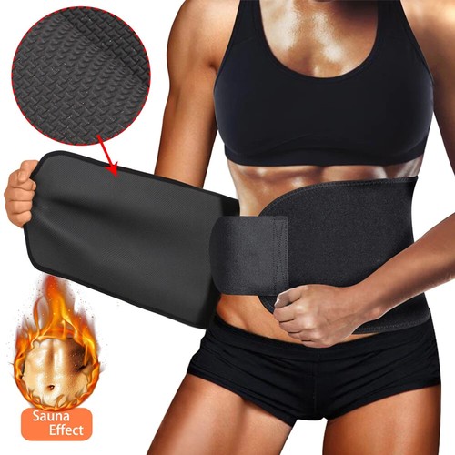 Waist Trimmer Exercise Workout Sauna Belt Stomach Trainer Slim Body Sweat Wrap - Picture 8 of 22