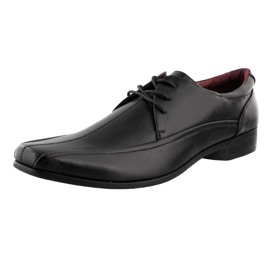 MENS SHOES ITALIAN SMART FORMAL WEDDING OFFICE PARTY SHOES CASUAL BLACK 13 14 UK - Image 3 of 4