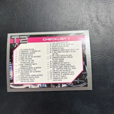 98b T2 Terminator 2 Judgment Day Impel 1991 #139 Checklist 1