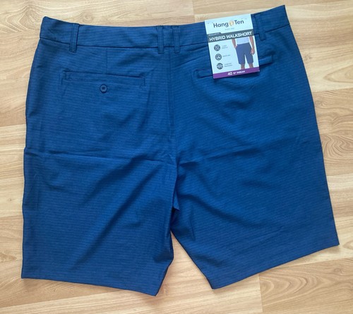 NEW Men's Hang Ten Walk Short & Hybrid Stretch Fabric Comfort Flat Front 40 - Picture 2 of 7