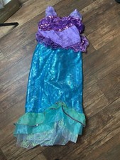 Disney Ariel Little Mermaid Costume Size 4-6x Dress Only