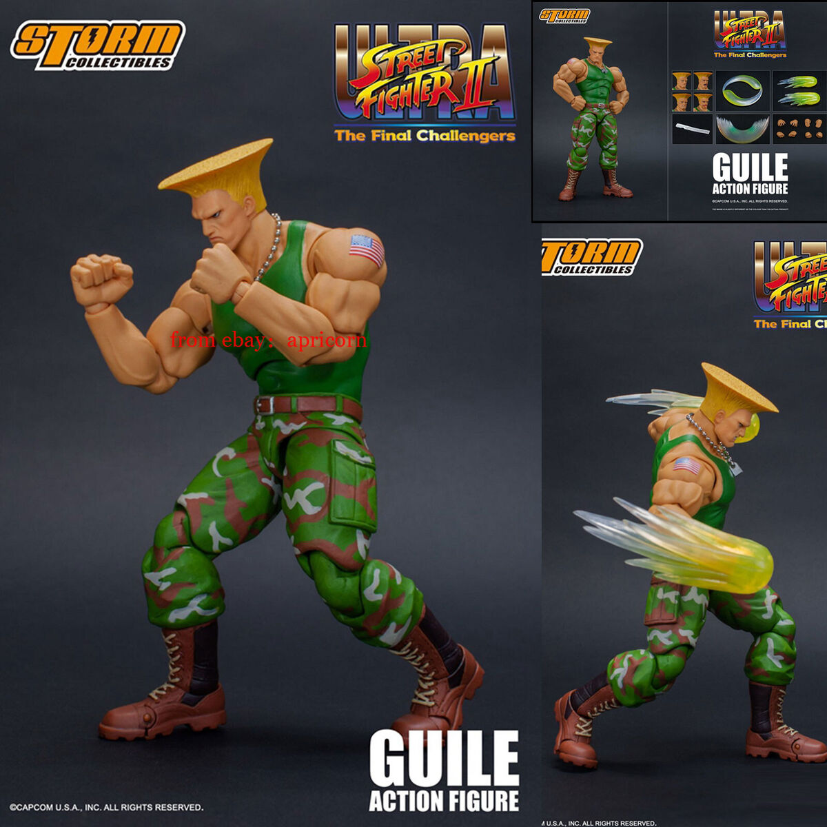  Storm Collectibles 1: 12 Guile Street Fighter : Toys & Games