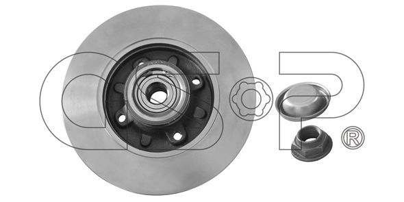 2X GSP 9225042K Bremsscheibe FüR CitroËN Peugeot-image
