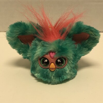 2023 Hasbro Furby Furblets Mello-Nee Interactive Mini Keychain 3'' Toy Green Pink