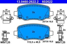 ATE 13.0460-2622.2 BRAKE PAD SET, DISC BRAKE REAR AXLE FOR JEEP