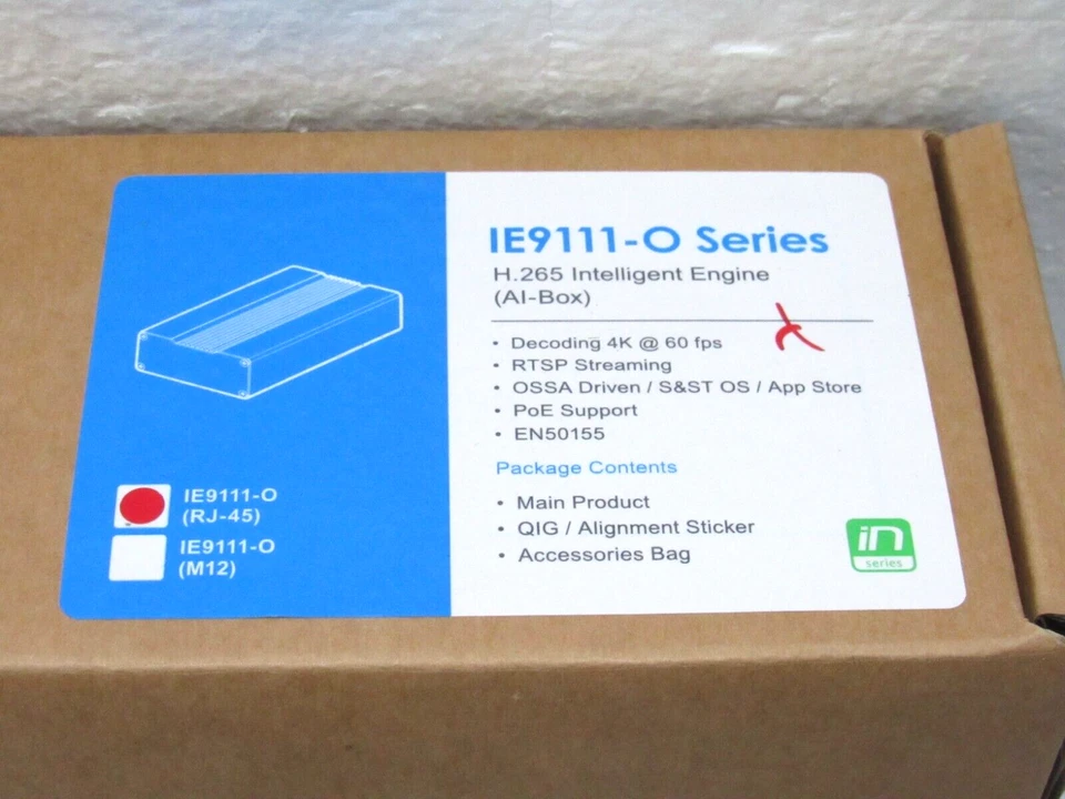 Dispositivo de inteligencia artificial Vivotek IE9111-O AI-Box Edge [CTOKC] Foto 4 de 4