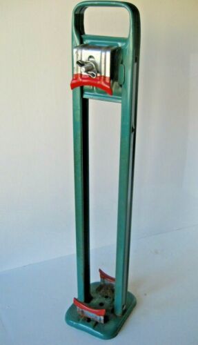 Vtg Downhill Ski Boot Tree Carrier 1960s SEARS Green Red Adjustable Height - Picture 5 of 10