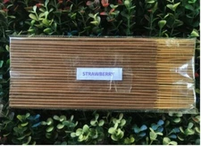 Strawberry   Incense Stick Hand Dipped with Essential Oils 100% Natural Incense