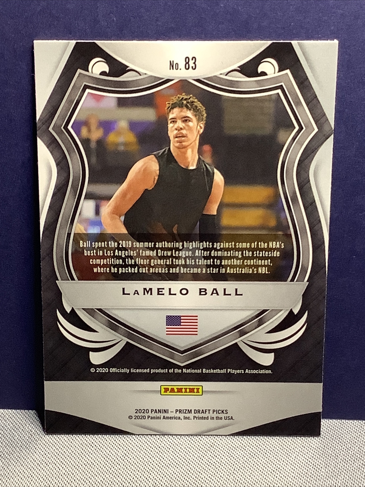 LAMELO BALL PRIZM ROOKIE CARD JERSEY #1 CHARLOTTE HORNETS 2020 Prizm D – Crusade Sports Cards