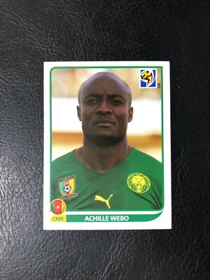 FIFA WORLD CUP SOUTH AFRICA 2010 PANINI CAMEROON WEBO figure n 409 NEW VELINA