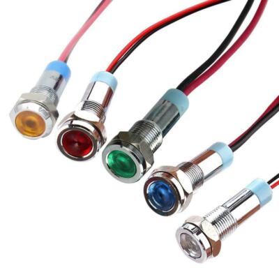 LED Signalleuchte Kontrolleuchte Anzeigelampe Wasserdicht 24 12 220V B5U4