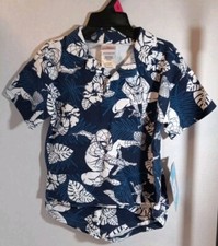 Boys 18 Month Spider-Man Resort Set Shirt Shorts Blue White NWT