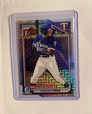 2024 Bowman Chrome Dameury Pena 1st Bowman Mojo Refractor #BCP-167 Twins 