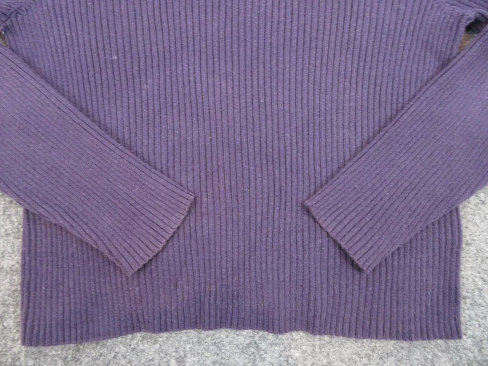 Suéter Harley Davidson Mujer Adulto Grande Púrpura Motocicleta Motociclista Logo Foto 2 de 4