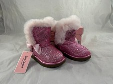 NEW JUICY COUTURE YOUNG GIRLS COMFORTABLE SNOW BOOT LIL WINDSOR SIZE 5