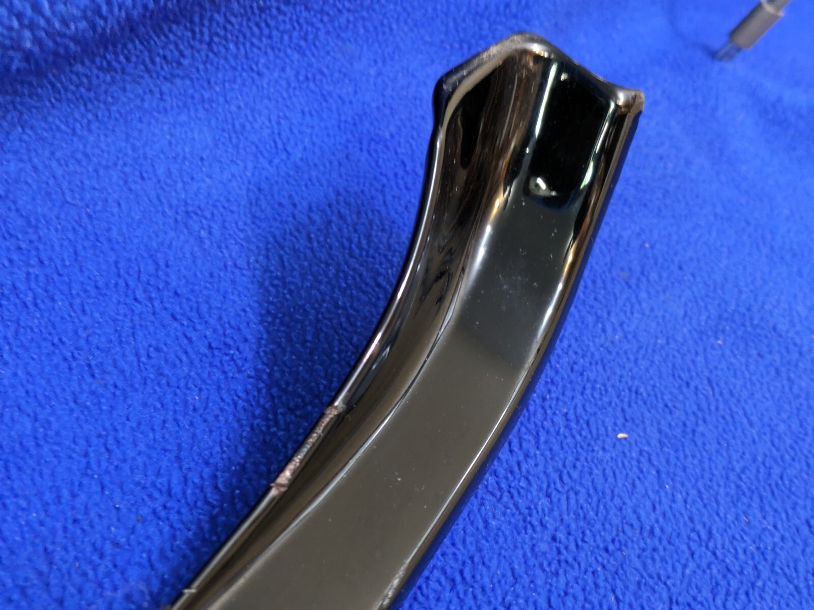 black Bentley Continental Flying Spur Rear Bumper Cover Finisher trim upper
