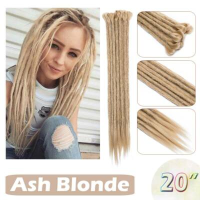 Afro Dreadlock Dread Lock Twist Crochet Braid Faux Locs Hair Extensions as Human