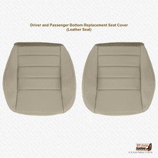 2006-2010 Fits Dodge Charger Driver Passenger Bottom Gray Genuine Lthr. Cover