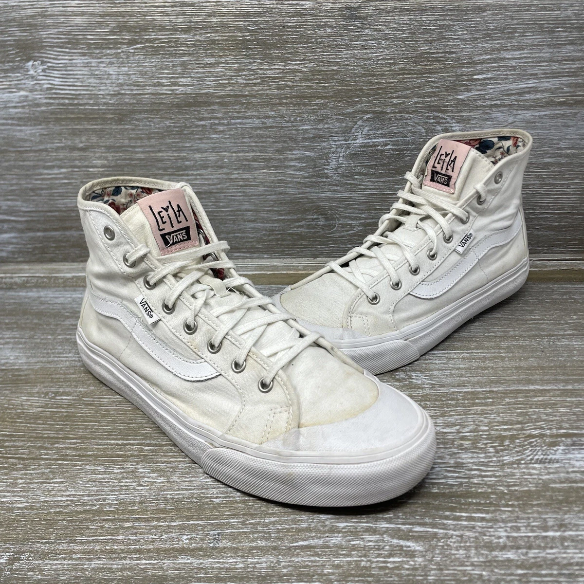 White high top vans cheap cheap