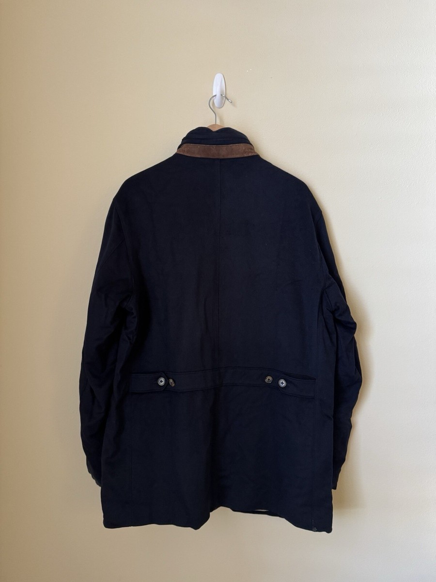 Loro Piana Winter Voyager Cashmere Coat Jacket Navy Blue XL | eBay